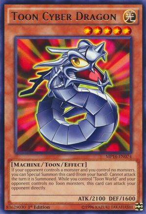 Toon Cyber Dragon (MP16-EN074) - 2016 Mega-Tins Mega Pack Unlimited