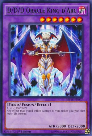 D/D/D Oracle King d'Arc (MP16-EN077) - 2016 Mega-Tins Mega Pack 1st Edition