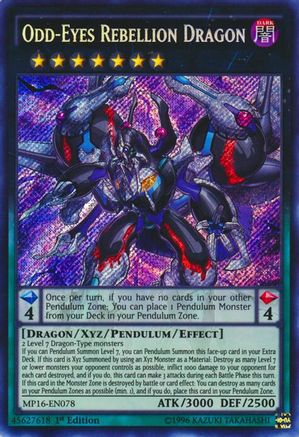 Odd-Eyes Rebellion Dragon (MP16-EN078) - 2016 Mega-Tins Mega Pack 1st Edition