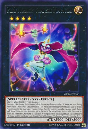 Performage Trapeze Magician (MP16-EN080) - 2016 Mega-Tins Mega Pack Unlimited