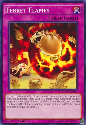 Ferret Flames (MP16-EN093) - 2016 Mega-Tins Mega Pack 1st Edition