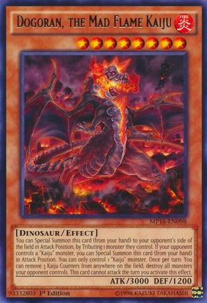 Dogoran, the Mad Flame Kaiju (MP16-EN098) - 2016 Mega-Tins Mega Pack 1st Edition