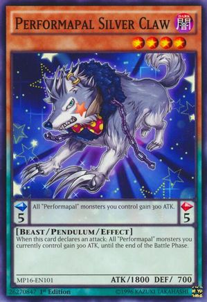 Performapal Silver Claw (MP16-EN101) - 2016 Mega-Tins Mega Pack 1st Edition