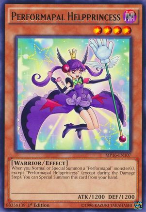 Performapal Helpprincess (MP16-EN107) - 2016 Mega-Tins Mega Pack 1st Edition