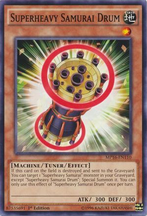Superheavy Samurai Drum (MP16-EN110) - 2016 Mega-Tins Mega Pack 1st Edition