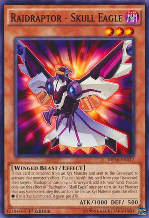 Raidraptor - Skull Eagle (MP16-EN117) - 2016 Mega-Tins Mega Pack 1st Edition