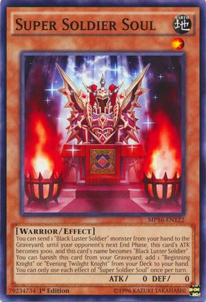 Super Soldier Soul (MP16-EN122) - 2016 Mega-Tins Mega Pack Unlimited