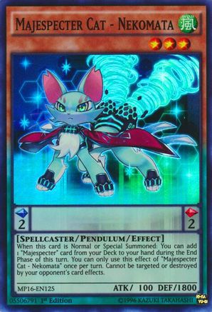 Majespecter Cat - Nekomata (MP16-EN125) - 2016 Mega-Tins Mega Pack 1st Edition