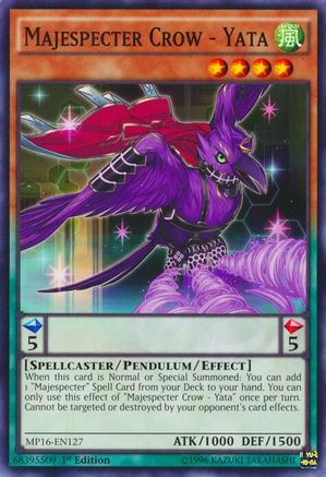 Majespecter Crow - Yata (MP16-EN127) - 2016 Mega-Tins Mega Pack Unlimited