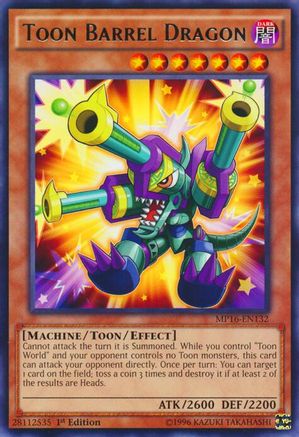 Toon Barrel Dragon (MP16-EN132) - 2016 Mega-Tins Mega Pack Unlimited