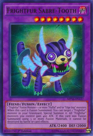 Frightfur Sabre-Tooth (MP16-EN137) - 2016 Mega-Tins Mega Pack 1st Edition