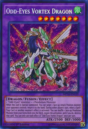 Odd-Eyes Vortex Dragon (MP16-EN139) - 2016 Mega-Tins Mega Pack 1st Edition
