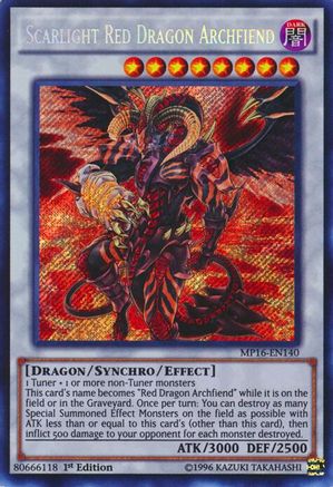 Scarlight Red Dragon Archfiend (MP16-EN140) - 2016 Mega-Tins Mega Pack Unlimited