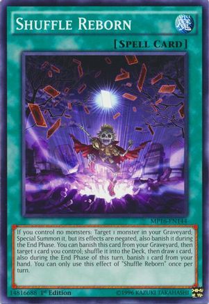 Shuffle Reborn (MP16-EN144) - 2016 Mega-Tins Mega Pack 1st Edition