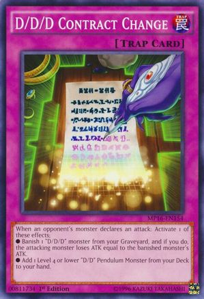 D/D/D Contract Change (MP16-EN154) - 2016 Mega-Tins Mega Pack Unlimited