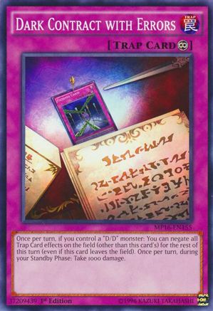 Dark Contract with Errors (MP16-EN155) - 2016 Mega-Tins Mega Pack Unlimited