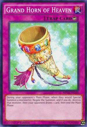 Grand Horn of Heaven (MP16-EN160) - 2016 Mega-Tins Mega Pack 1st Edition