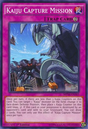 Kaiju Capture Mission (MP16-EN165) - 2016 Mega-Tins Mega Pack Unlimited