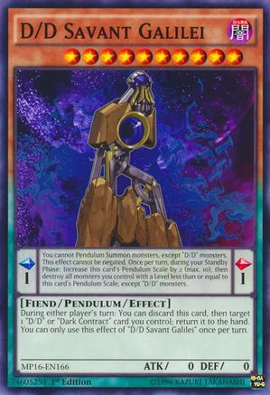 D/D Savant Galilei (MP16-EN166) - 2016 Mega-Tins Mega Pack Unlimited