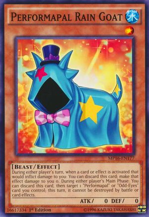 Performapal Rain Goat (MP16-EN177) - 2016 Mega-Tins Mega Pack 1st Edition