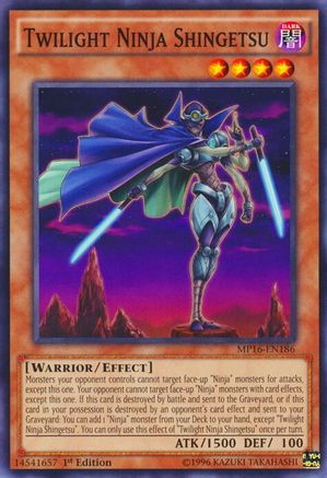 Twilight Ninja Shingetsu (MP16-EN186) - 2016 Mega-Tins Mega Pack 1st Edition