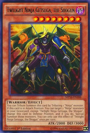 Twilight Ninja Getsuga, the Shogun (MP16-EN188) - 2016 Mega-Tins Mega Pack Unlimited