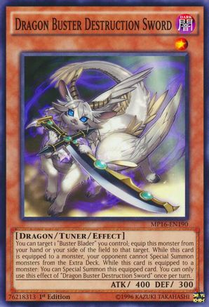Dragon Buster Destruction Sword (MP16-EN190) - 2016 Mega-Tins Mega Pack Unlimited