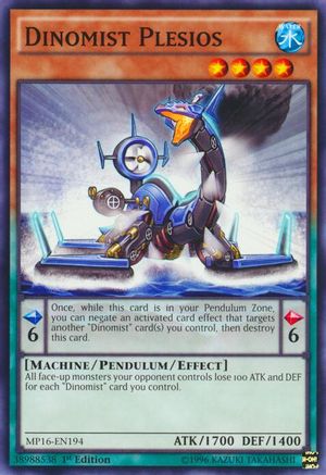 Dinomist Plesios (MP16-EN194) - 2016 Mega-Tins Mega Pack Unlimited