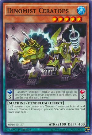 Dinomist Ceratops (MP16-EN197) - 2016 Mega-Tins Mega Pack Unlimited