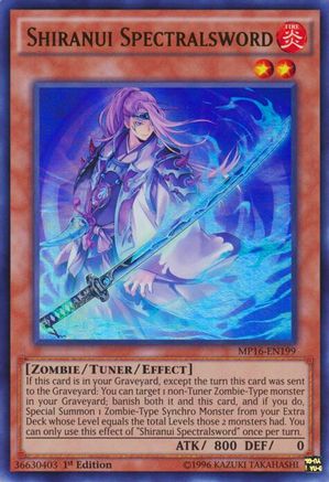 Shiranui Spectralsword (MP16-EN199) - 2016 Mega-Tins Mega Pack Unlimited
