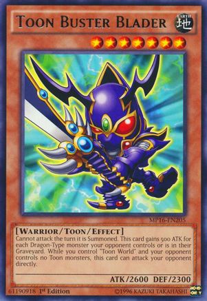 Toon Buster Blader (MP16-EN205) - 2016 Mega-Tins Mega Pack Unlimited