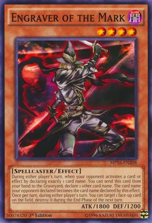 Engraver of the Mark (MP16-EN208) - 2016 Mega-Tins Mega Pack 1st Edition