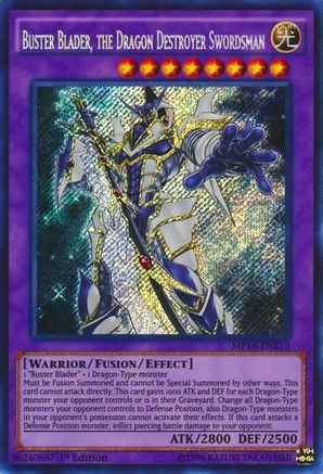 Buster Blader, the Dragon Destroyer Swordsman (MP16-EN210) - 2016 Mega-Tins Mega Pack 1st Edition