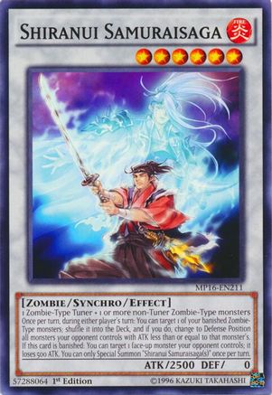 Shiranui Samuraisaga (MP16-EN211) - 2016 Mega-Tins Mega Pack Unlimited
