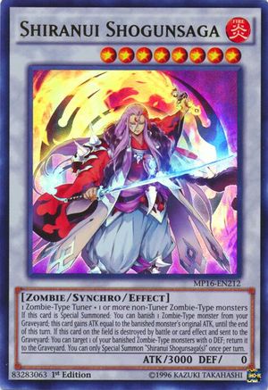 Shiranui Shogunsaga (MP16-EN212) - 2016 Mega-Tins Mega Pack 1st Edition