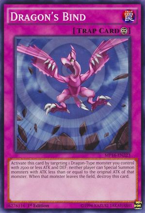 Dragon's Bind (MP16-EN223) - 2016 Mega-Tins Mega Pack 1st Edition