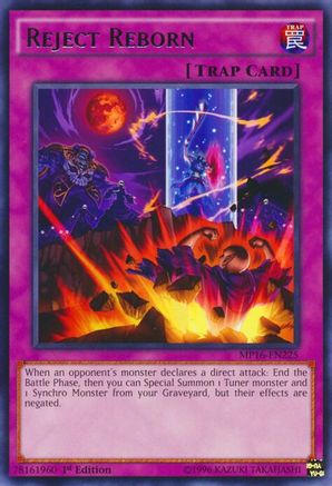 Reject Reborn (MP16-EN225) - 2016 Mega-Tins Mega Pack 1st Edition
