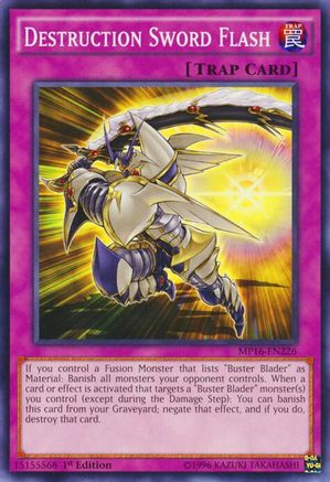 Destruction Sword Flash (MP16-EN226) - 2016 Mega-Tins Mega Pack 1st Edition