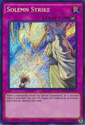 Solemn Strike (MP16-EN231) - 2016 Mega-Tins Mega Pack Unlimited