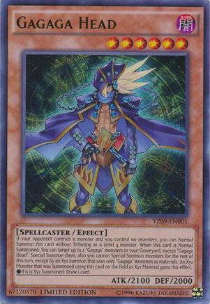 Gagaga Head (YZ09-EN001) - Yu-Gi-Oh! ZEXAL Manga Promotional Cards Limited