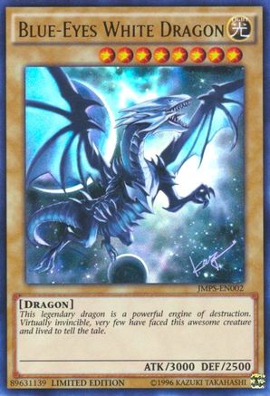 Blue-Eyes White Dragon (JMPS-EN002) (JMPS-EN002) - Shonen Jump Magazine Promos Limited