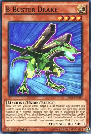 B-Buster Drake (SDKS-EN002) - Structure Deck: Seto Kaiba 1st Edition