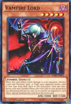 Vampire Lord (SDKS-EN012) - Structure Deck: Seto Kaiba 1st Edition