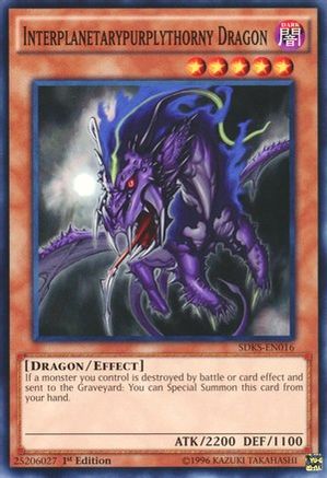 Interplanetarypurplythorny Dragon (SDKS-EN016) - Structure Deck: Seto Kaiba Unlimited
