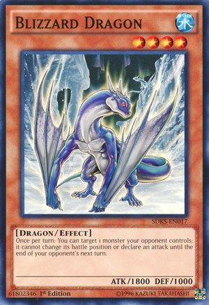 Blizzard Dragon (SDKS-EN017) - Structure Deck: Seto Kaiba 1st Edition