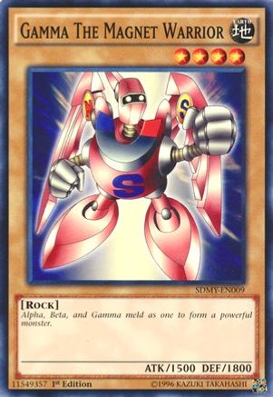 Gamma The Magnet Warrior (SDMY-EN009) - Structure Deck: Yugi Muto 1st Edition