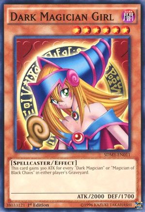 Dark Magician Girl (SDMY-EN011) - Structure Deck: Yugi Muto 1st Edition