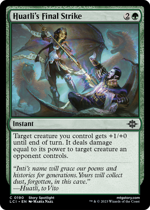 Huatli's Final Strike (LCI-190) - The Lost Caverns of Ixalan