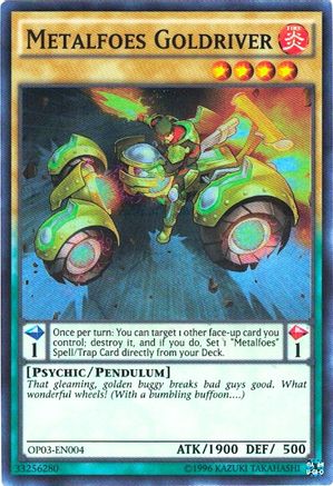Metalfoes Goldriver (OP03-EN004) - OTS Tournament Pack 3 Unlimited