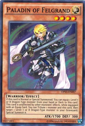 Paladin of Felgrand (OP03-EN007) - OTS Tournament Pack 3 Unlimited